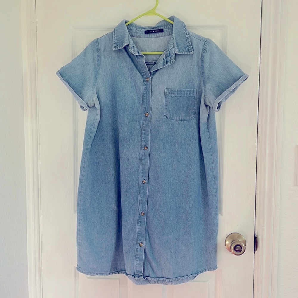 Brandy Melville button down denim dress